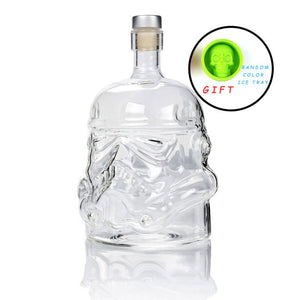 Open image in slideshow, WineWhiskyPlus Storm Trooper Helmet Whiskey Decanter and sets
