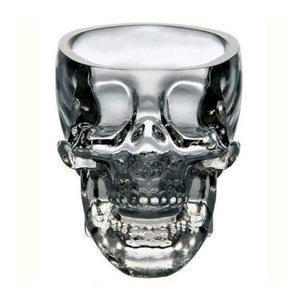 Open image in slideshow, WineWhiskyPlus Crystal Skull Cup Glass Skull Head Wine Glass Halloween Supplies Free Shipping
