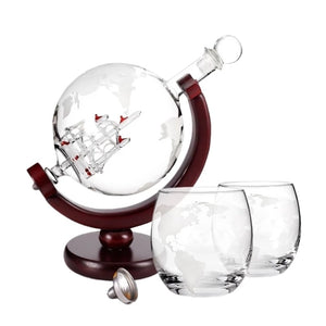 Open image in slideshow, Wine Whisky Plus glass whiskey decanter crystal glass dispenser art glassware 2022 Free Shipping!
